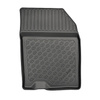 Tapis de sol en TPE adapté pour Suzuki Vitara SUV (03.2015-03.2020) - tapis de voiture - noir