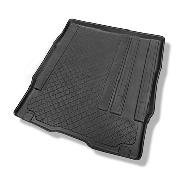 Tapis de coffre adapté pour Opel Vivaro-e Van (11.2020-....) - bac de coffre - protection de coffre voiture - version pour le transport de passagers (break / tour); derriere 2e rangée de sieges; L2 (empattement long)