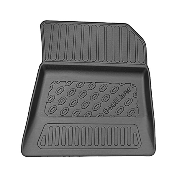 Tapis de sol en TPE adapté pour Renault Espace VI SUV (04.2023-....) - sans la troisième rangée de sièges - tapis de voiture - noir