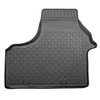 Kit tapis de coffre et tapis de voiture TPE pour: Opel Vivaro B Van (09.2014-02.2019) - version pour le transport de passagers (break / tour); derriere 3e rangée de sieges; version courte (short); sièges non coulissants, montés sur crochets