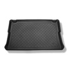 Tapis de coffre adapté pour Opel Vivaro B Van (09.2014-02.2019) - bac de coffre - protection de coffre voiture - version pour le transport de passagers (break / tour); derriere 3e rangée de sieges; version courte (short); sièges non coulissants, montés su