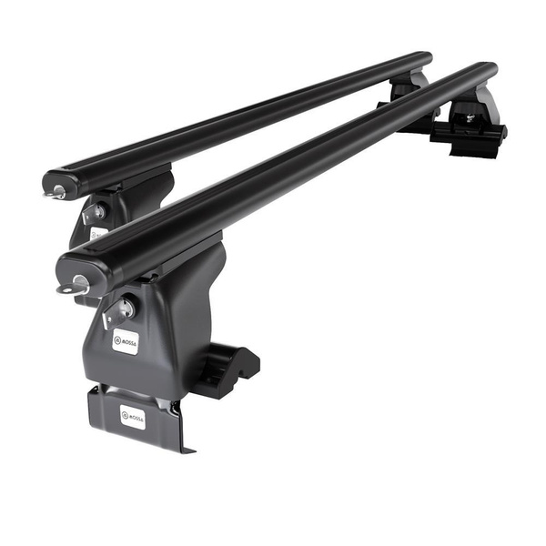 Barres de toit en aluminium adapté pour Nissan Juke mk I (F15) SUV (2010-2019) - Porte-Bagages de Voiture noir - toit normal