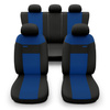 Housses de siège adaptées pour Audi A4 B5, B6, B7, B8, B9 (1995-2024) - housse siege voiture universelles - couverture siege - RSL-BL