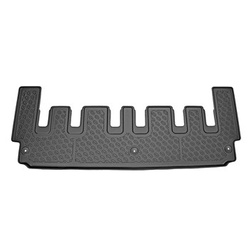 Tapis de sol en TPE adapté pour Ford Tourneo Custom Van (01.2013-2023) - Boîte de vitesse manuelle et automatique; 3ème rangée - tapis de voiture - noir