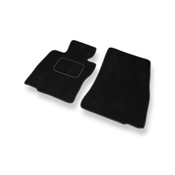 Tapis de Sol Velours adapté pour Mini Hatch III Hayon (2013-2024) - Premium tapis de voiture - noir
