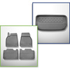 Kit tapis de coffre et tapis de voiture TPE pour: Tesla Model Y SUV (08.2021-2025) - coffre avant