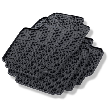 Tapis de sol en caoutchouc adapté pour Ford Mondeo IV Hayon, Break, Berline (200