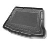 Tapis de coffre adapté pour Skoda Yeti SUV (06.2009-11.2017) - bac de coffre - protection de coffre voiture - coffre inférieur ; avec roue de secours à usage temporaire ou kit de réparation