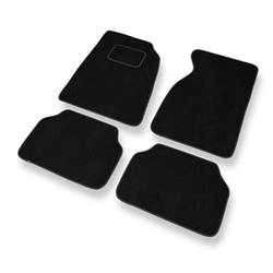 Tapis de Sol Velours adapté pour Ford Mustang IV Coupé, Cabriolet (1994-2004) - Premium tapis de voiture - noir