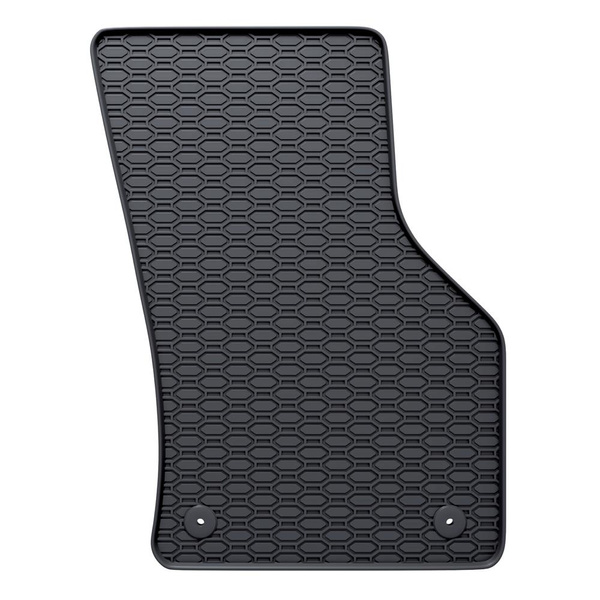 Tapis de sol en caoutchouc adapté pour Volkswagen Arteon Shooting Brake, Fastback (2017-....) - tapis de voiture - noir - 4 pcs.