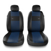 Housses de siège adaptées pour Peugeot 208 I, II (2012-....) - housse siege voiture universelles - couverture siege - 2XL-BL