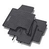 Tapis de sol en caoutchouc adapté pour Hyundai i30 II Coupé, CW, Hayon (2012-2017) - tapis de voiture - noir - 4 pcs.
