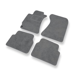Tapis de Sol Velours adapté pour Subaru Forester II SUV (2002-2008) - Premium tapis de voiture - gris