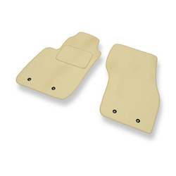 Tapis de Sol Velours adapté pour Volvo S40 I Berline (1995-2004) - Premium tapis de voiture - beige