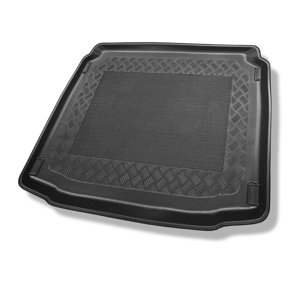 Tapis de coffre adapté pour Peugeot 308 II Hayon (08.2013-11.2021) - bac de coffre - protection de coffre voiture - coffre inférieur; avec roue de secours à usage temporaire ou kit de réparation