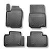 Tapis de sol en TPE adapté pour Mercedes-Benz Classe M W166 SUV (12.2015-10.2022) - tapis de voiture - noir