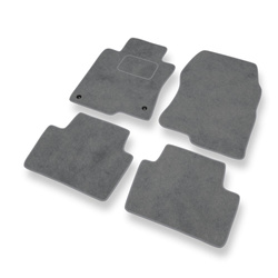 Tapis de Sol Velours adapté pour Honda Accord VIII Coupé, Berline, Tourer (2008-2016) - Premium tapis de voiture - gris