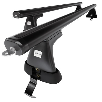 Barres de toit en aluminium adapté pour Skoda Octavia mk II Liftback (2009-2012)