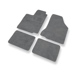 Tapis de Sol Velours adapté pour Seat Cordoba I 6K Berline, SX, Vario (1993-2002) - Premium tapis de voiture - gris