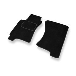 Tapis de Sol Velours adapté pour Subaru Impreza I Coupé, Break, Berline (1992-2000) - Premium tapis de voiture - noir