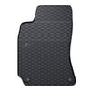 Tapis de sol en caoutchouc adapté pour Volkswagen Passat B5 (1996-2005) - tapis de voiture - noir