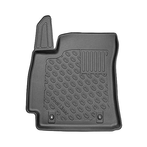 Kit tapis de coffre et tapis de voiture TPE pour: Hyundai Kona II SUV (04.2023-....) - coffre supérieur;plancher amovible au plus haut niveau;avec et sans subwoofer;pas pour la version électrique;aussi avec boîte hybride