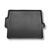 Tapis de coffre adapté pour Peugeot 3008 II SUV (11.2016-....) - bac de coffre - protection de coffre voiture - coffre supérieur (seuil de chargement plat); plancher amovible en la position la plus basse; non pour version hybride