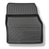 Tapis de sol en TPE adapté pour Ford Tourneo Connect II Van (01.2014-2022) - 5 ou 7 sièges; sans la troisième rangée de sièges - tapis de voiture - noir