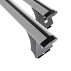 Barres de toit en aluminium adapté pour Iveco Daily V (long) Autobus (2011-2014) - Porte-Bagages de Voiture argent - points de montage - (suivant le modèle de voiture ils peuvent se situer à différents endroits)