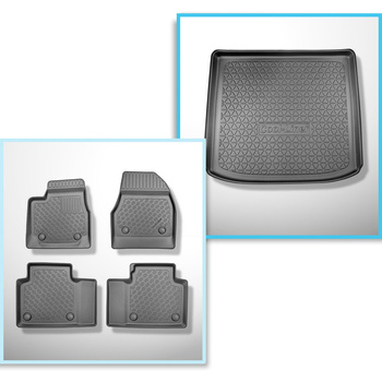 Kit tapis de coffre et tapis de voiture TPE pour: Aiways U5 SUV (12.2020-....)