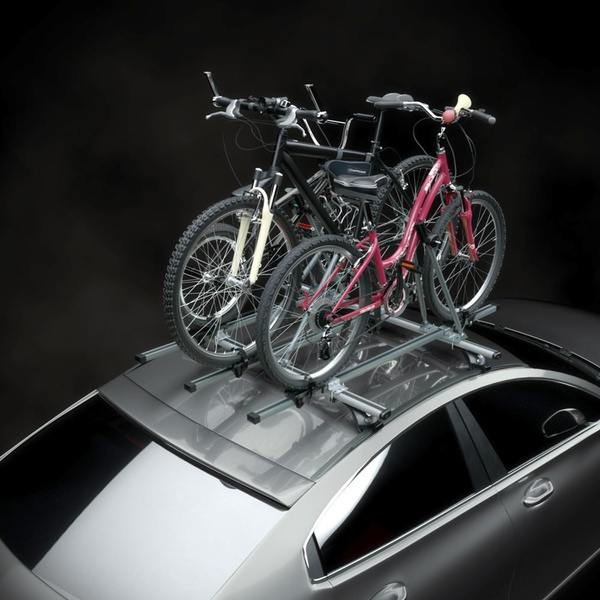 3x Porte-vélo de toit en aluminium avec clé - 3xM-08