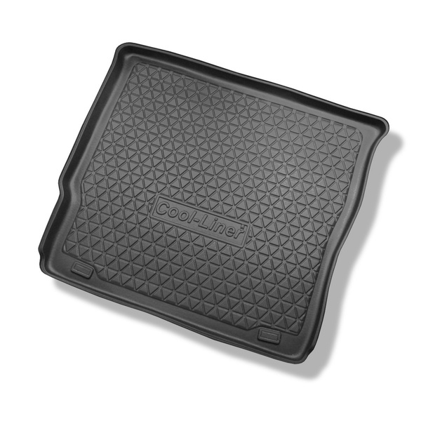 Tapis de coffre adapté pour Opel Zafira A Monospace (1999-04.2005) - bac de coffre - protection de coffre voiture - 5/7 places; 3e rangée abaissée