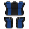 Housses de siège adaptées pour Peugeot 208 I, II (2012-....) - housse siege voiture universelles - couverture siege - X.R-BL
