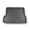 Tapis de coffre adapté pour Toyota Land Cruiser J150 SUV (11.2009-05.2024) - bac de coffre - protection de coffre voiture - 7 places; 3e rangée abaissée; également pour les modeles avec rails de fixation