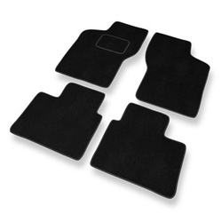 Tapis de Sol Velours adapté pour Fiat Brava Hayon (1995-2001) - Premium tapis de voiture - noir