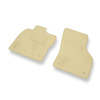 Tapis de Sol Velours adapté pour Skoda Octavia III (2013-2019) - Premium tapis de voiture - beige