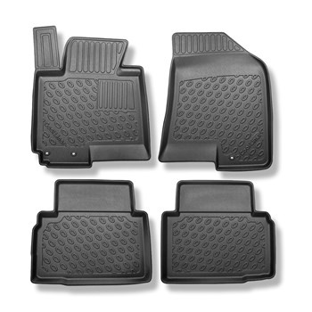 Tapis de sol en TPE adapté pour Hyundai ix35 SUV (2010-06.2015) - tapis de voiture - noir