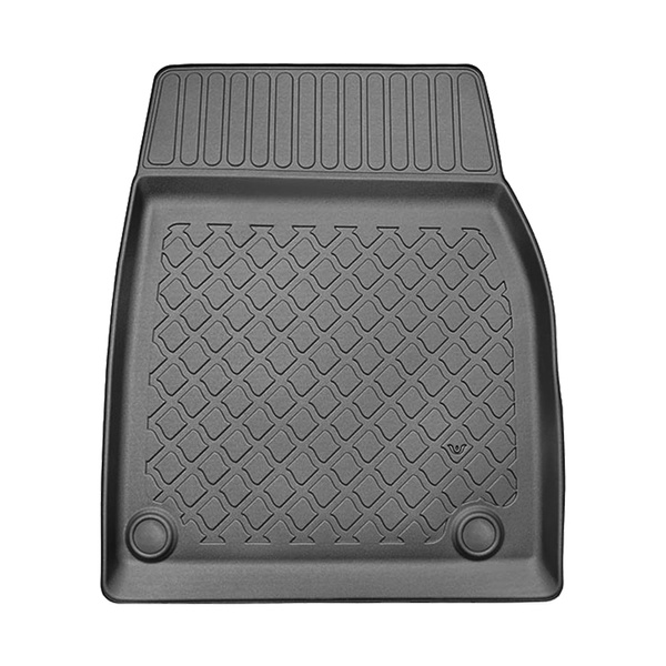 Kit tapis de coffre et tapis de voiture TPE pour: Tesla Model X SUV (01.2021-....) - 6/7 places;pour la 3ème rangée de sièges
