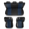 Housses de siège adaptées pour Audi A4 B5, B6, B7, B8, B9 (1995-2024) - housse siege voiture universelles - couverture siege - XL-BL