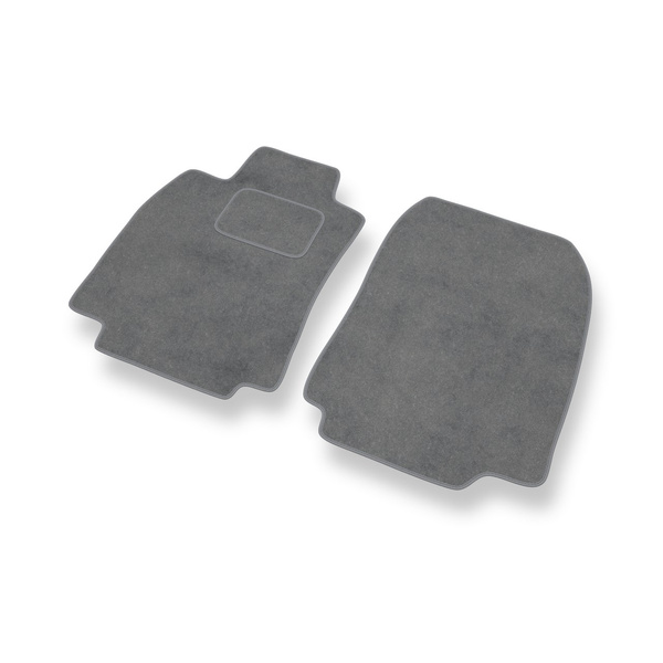 Tapis de Sol Velours adapté pour Nissan Tiida I C11 Hayon, Berline (2004-2012) - Premium tapis de voiture - gris