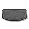 Tapis de coffre adapté pour Opel Agila B Hayon (01.2008-11.2014) - bac de coffre - protection de coffre voiture - pour les modèles è fond double = coffre supérieur