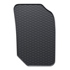 Tapis de sol en caoutchouc adapté pour Opel Corsa F Hayon (2019-....) - tapis de voiture - noir - 4 pcs.