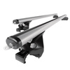 Barres de toit en aluminium adapté pour Audi A4 B9 Allroad (2016-2024) - Porte-Bagages de Voiture argent - rails