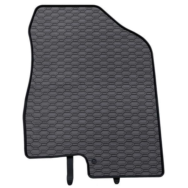 Tapis de sol en caoutchouc adapté pour Hyundai i30 II Coupé, CW, Hayon (2012-2017) - tapis de voiture - noir - 4 pcs.