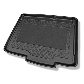 Tapis de coffre adapté pour Opel Corsa E Hayon (12.2014-05.2019) - bac de coffre - protection de coffre voiture - coffre inférieur