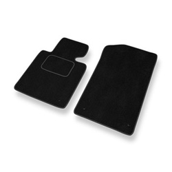 Tapis de Sol Velours adapté pour BMW 3 M3 III E46 Compact, Coupé, Cabriolet, Berline, Touring (2001-2006) - Premium tapis de voiture - noir
