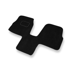 Tapis de Sol Velours adapté pour Kia Carnival I Monospace (1999-2006) - Premium tapis de voiture - noir