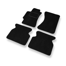 Tapis de Sol Velours adapté pour Subaru Impreza II Break, Berline (2000-2007) - Premium tapis de voiture - noir