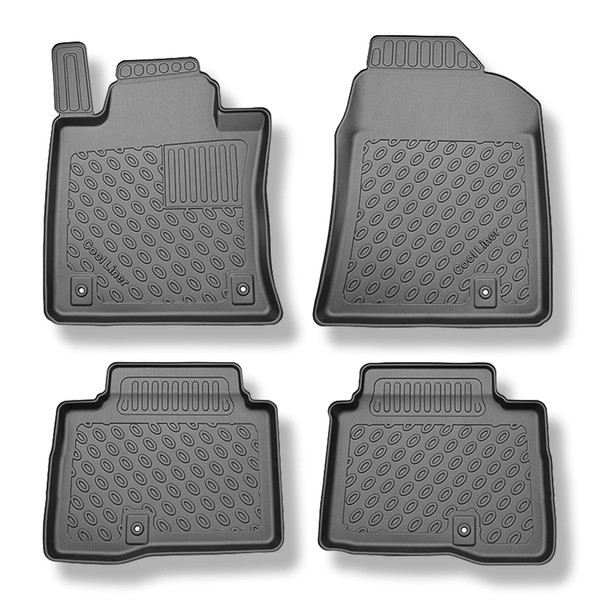 Tapis de sol en TPE adapté pour Ssangyong Torres SUV (09.2023-....) - pas pour la version électrique - tapis de voiture - noir