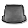 Tapis de coffre adapté pour Audi A3 8Y Berline (04.2020-....) - bac de coffre - protection de coffre voiture - cavité gauche amovible dans les modèles avec filet latéral